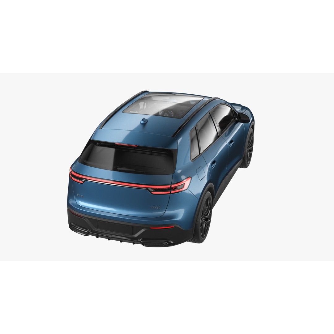 Generic Hybrid SUV 3D Model – Subdivision Ready, FBX & Blender Formats - View 18