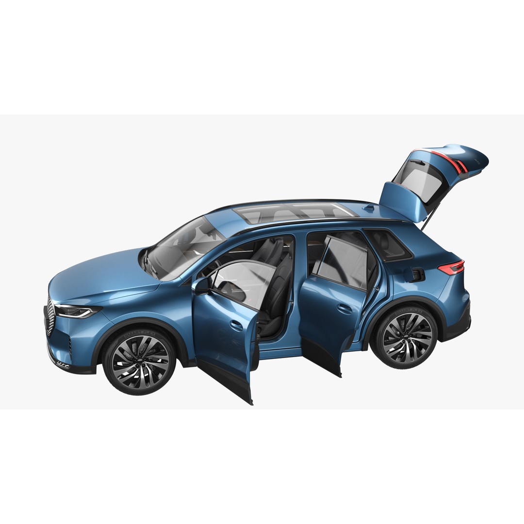 Generic Hybrid SUV 3D Model – Subdivision Ready, FBX & Blender Formats - View 20