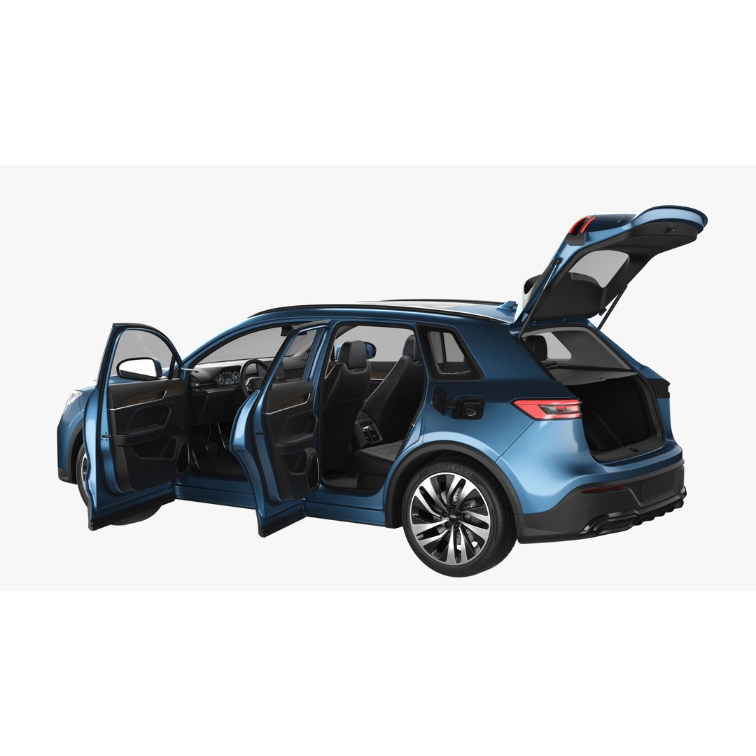 Generic Hybrid SUV 3D Model – Subdivision Ready, FBX & Blender Formats - View 22