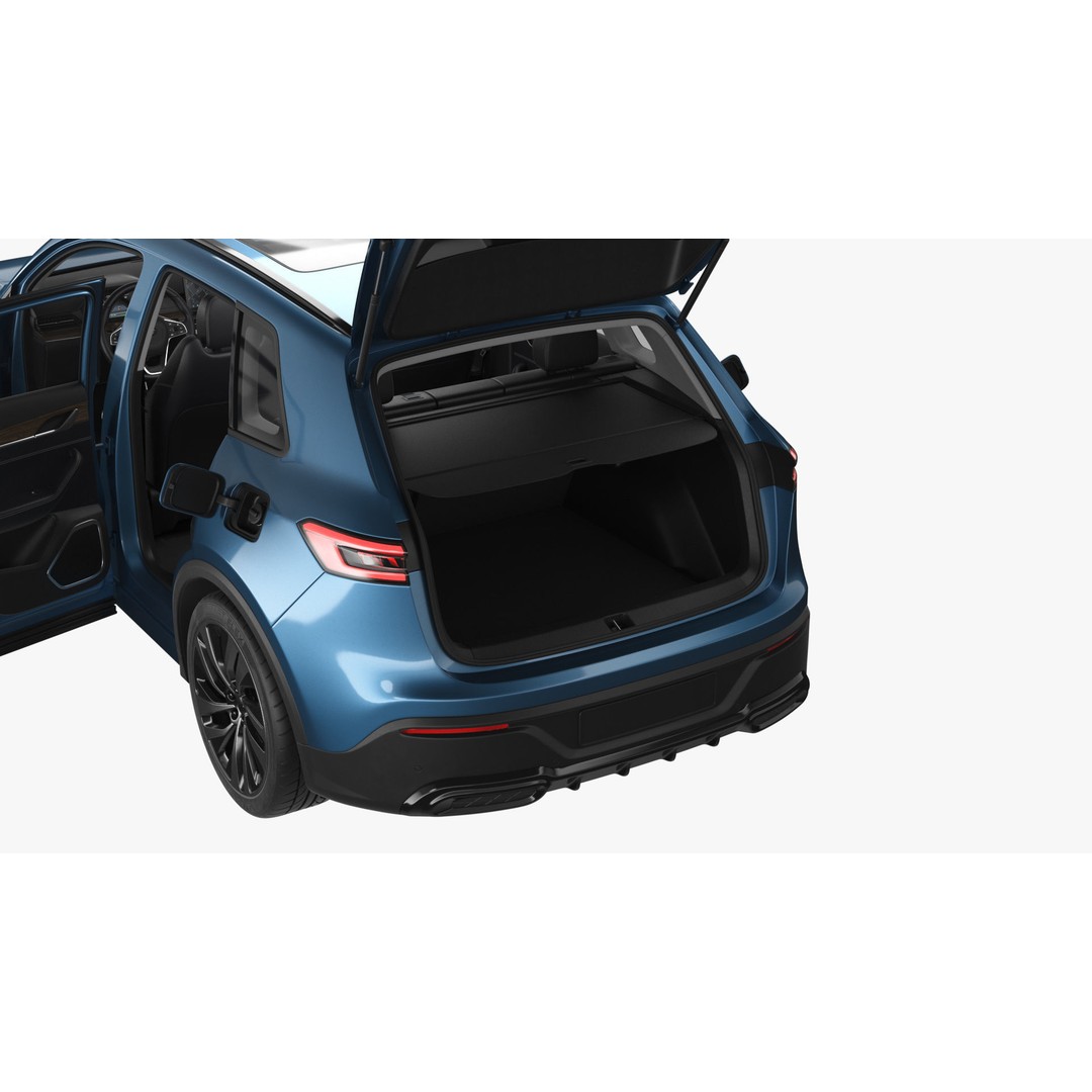 Generic Hybrid SUV 3D Model – Subdivision Ready, FBX & Blender Formats - View 25