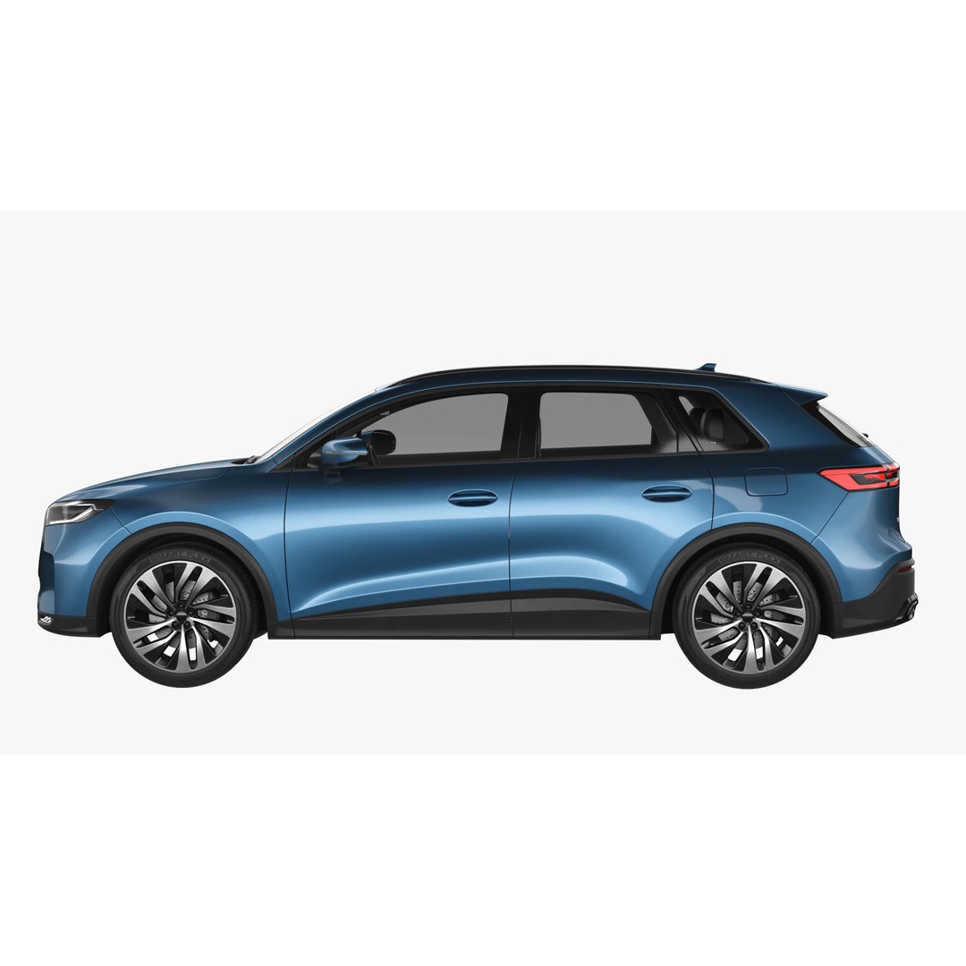 Generic Hybrid SUV 3D Model – Subdivision Ready, FBX & Blender Formats - View 7