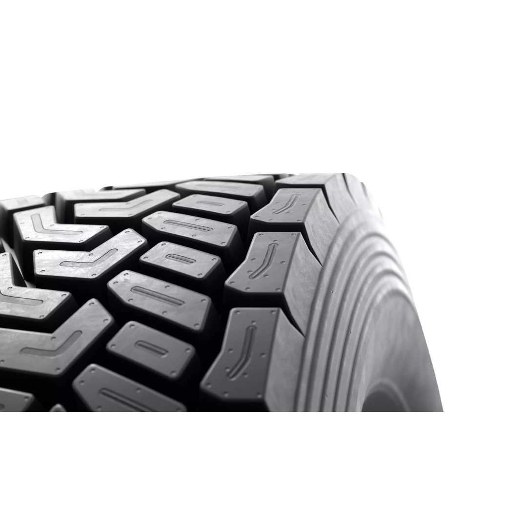 Offroad Tire 3D Model – PBR Game Asset, FBX, OBJ Formats - View 7