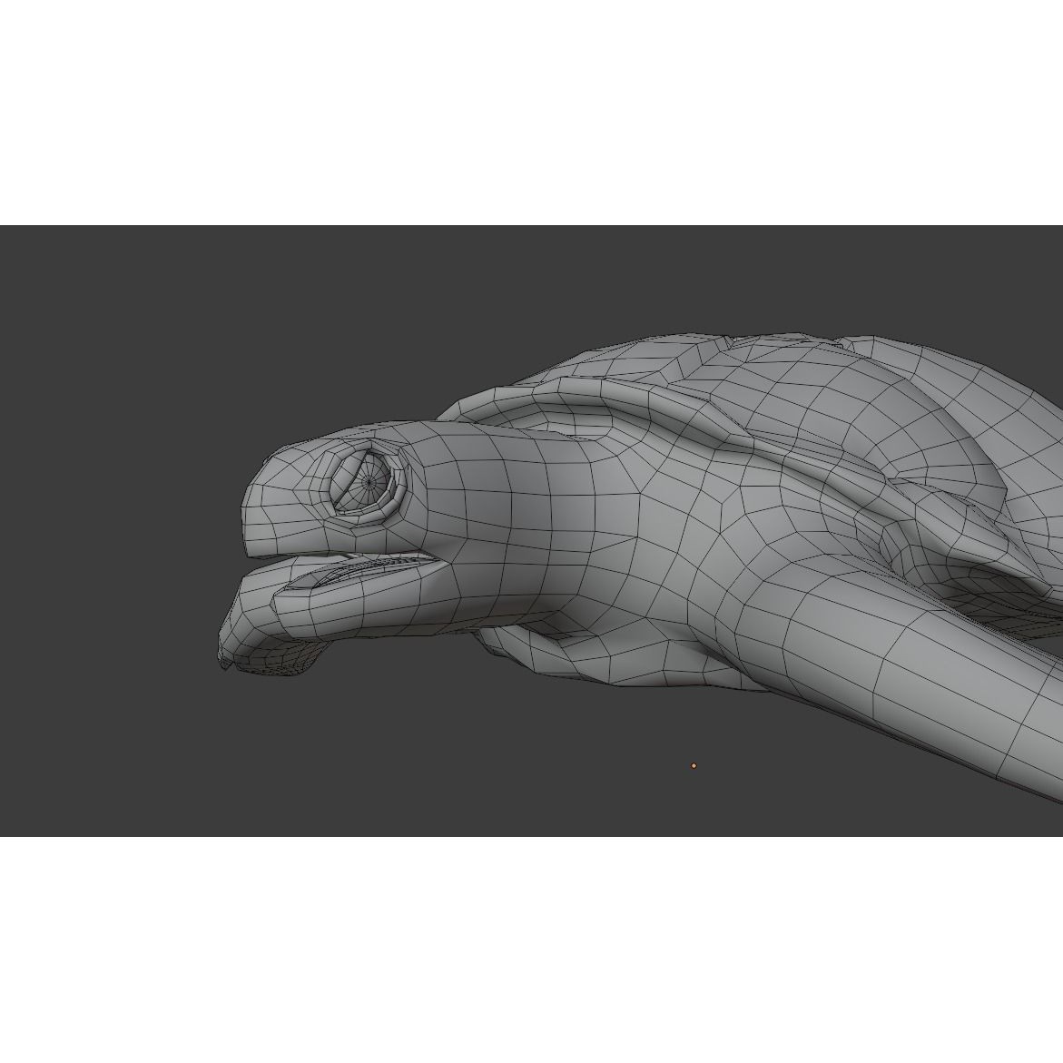 Sea Turtle - Low-Poly Game-Ready 3D Model - View 13