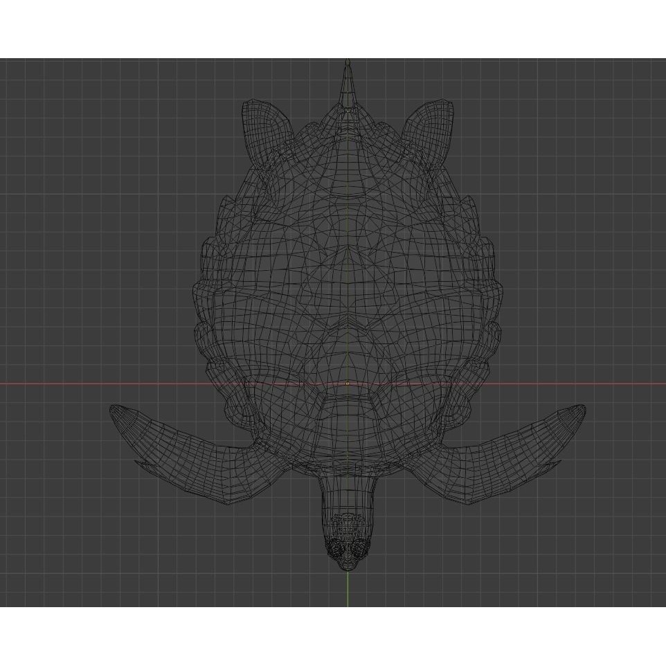 Sea Turtle - Low-Poly Game-Ready 3D Model - View 18