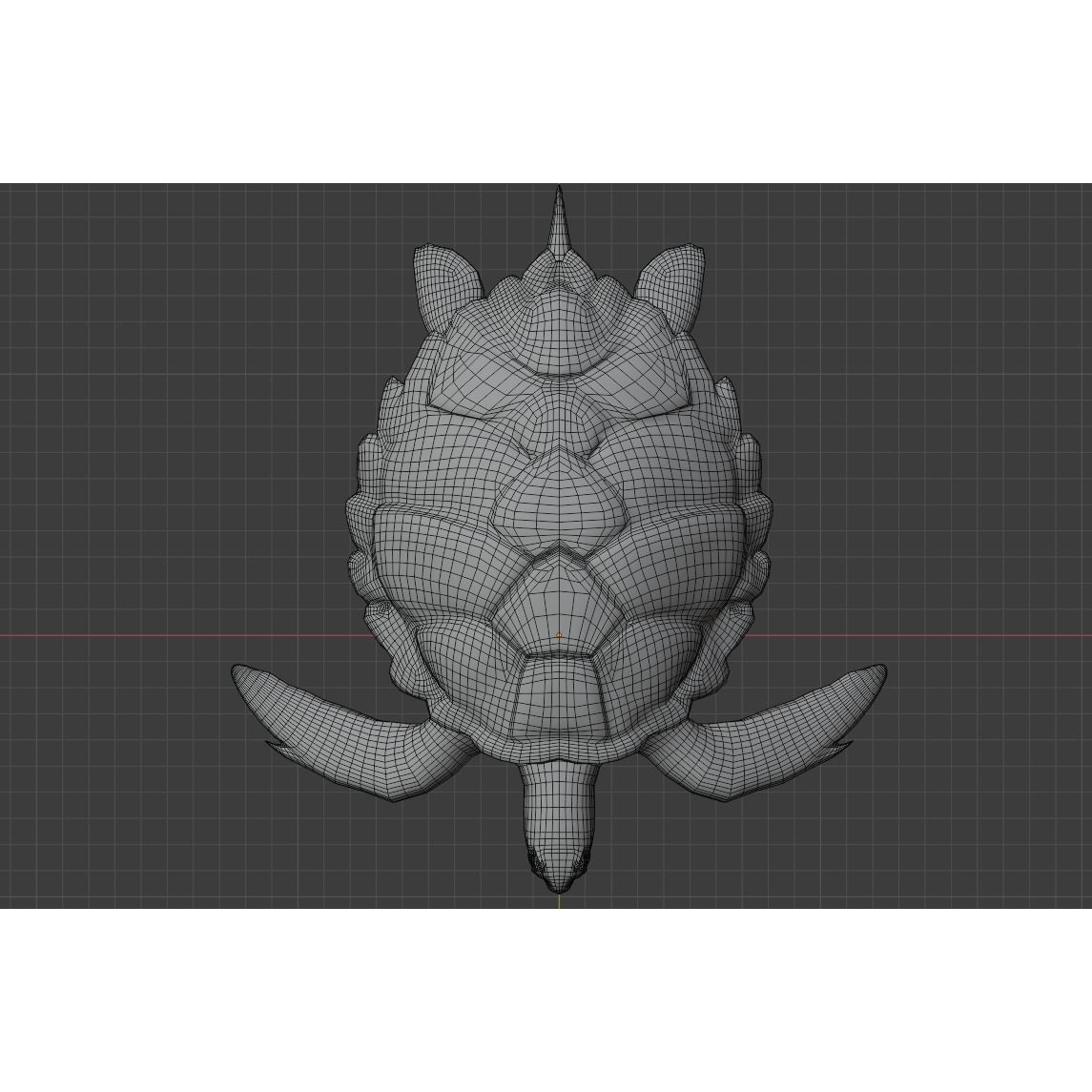 Sea Turtle - Low-Poly Game-Ready 3D Model - View 20