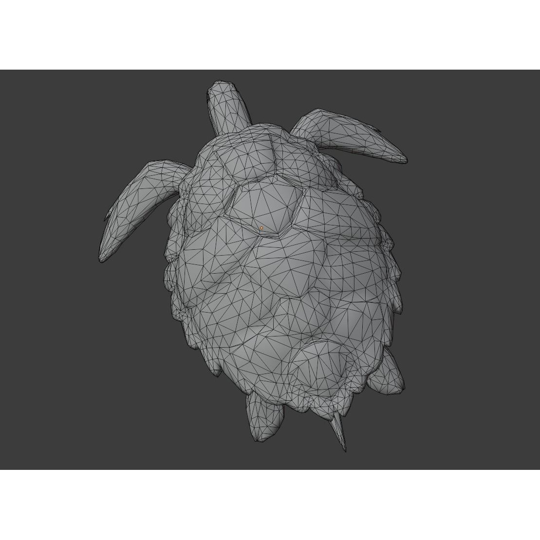 Sea Turtle - Low-Poly Game-Ready 3D Model - View 26