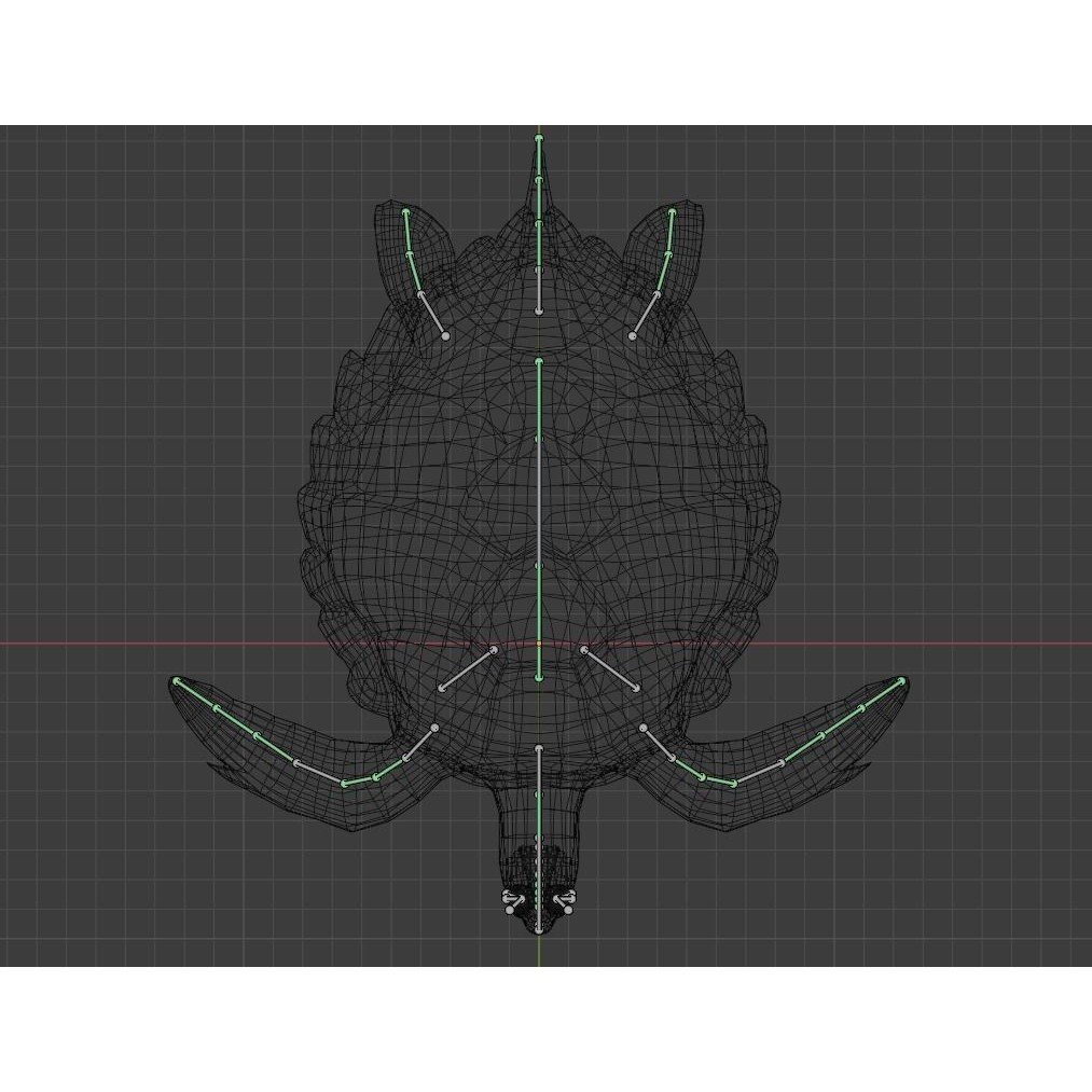 Sea Turtle - Low-Poly Game-Ready 3D Model - View 32