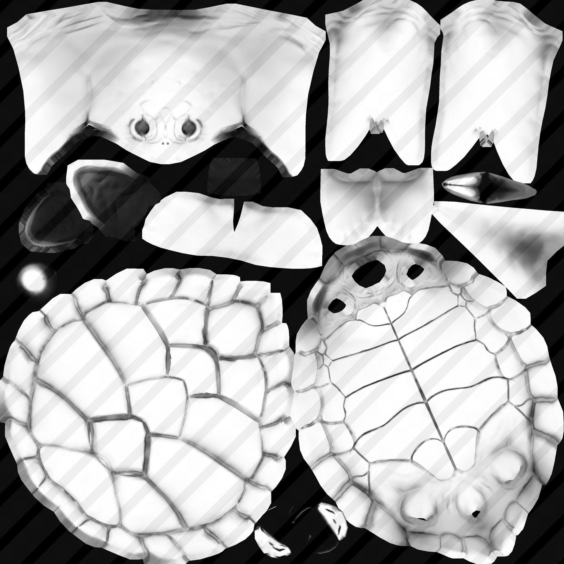 Sea Turtle - Low-Poly Game-Ready 3D Model - View 38