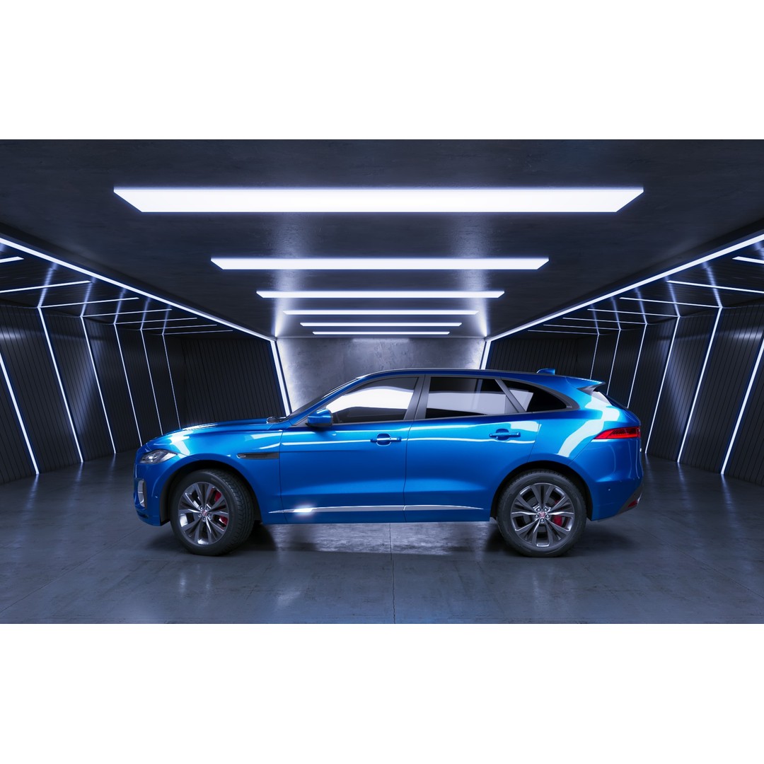 Jaguar F-Pace S 2017 3D Model – High-Quality Polygonal Design, FBX, OBJ - View 6