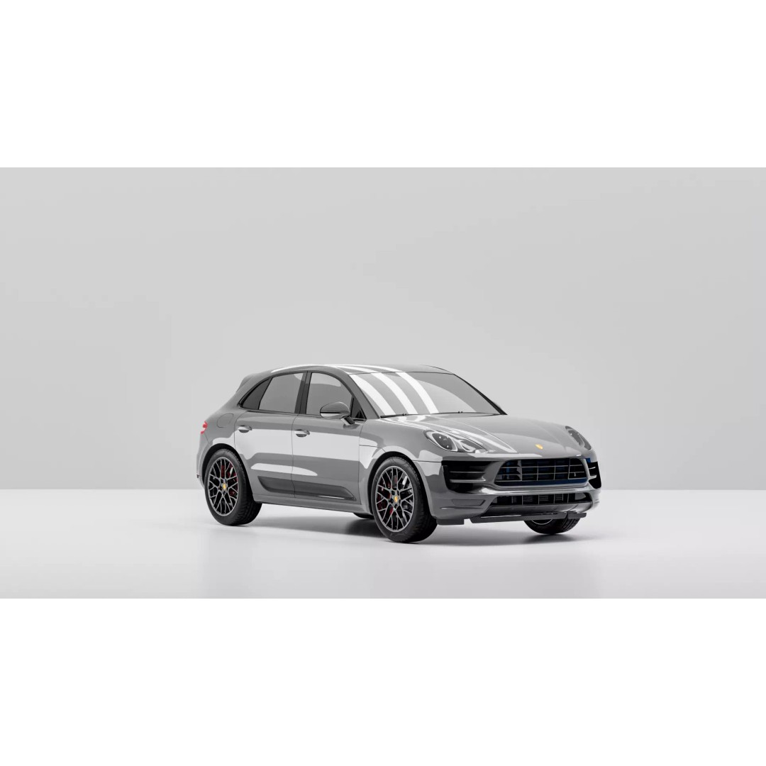 Porsche Macan GTS 3D Model – Luxury SUV PBR Game Asset, Blender - View 2