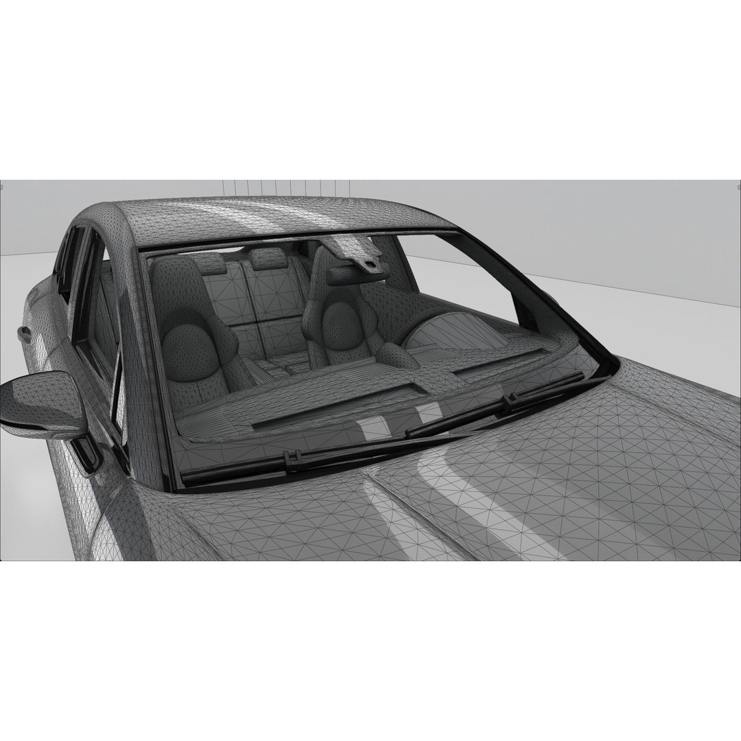 Porsche Macan GTS 3D Model – Luxury SUV PBR Game Asset, Blender - View 4