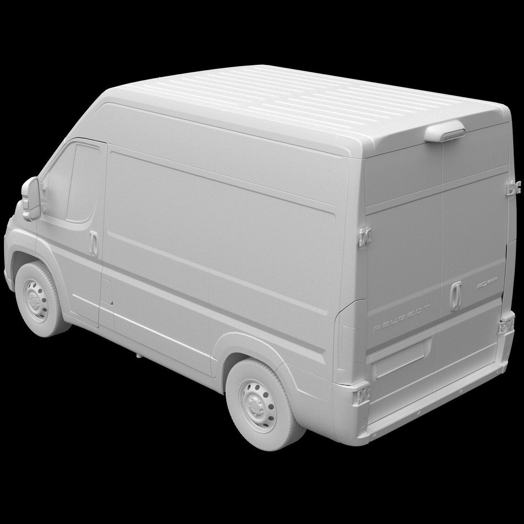 Peugeot BOXER 3D Model – Detailed Interior, Game-Ready FBX - View 15