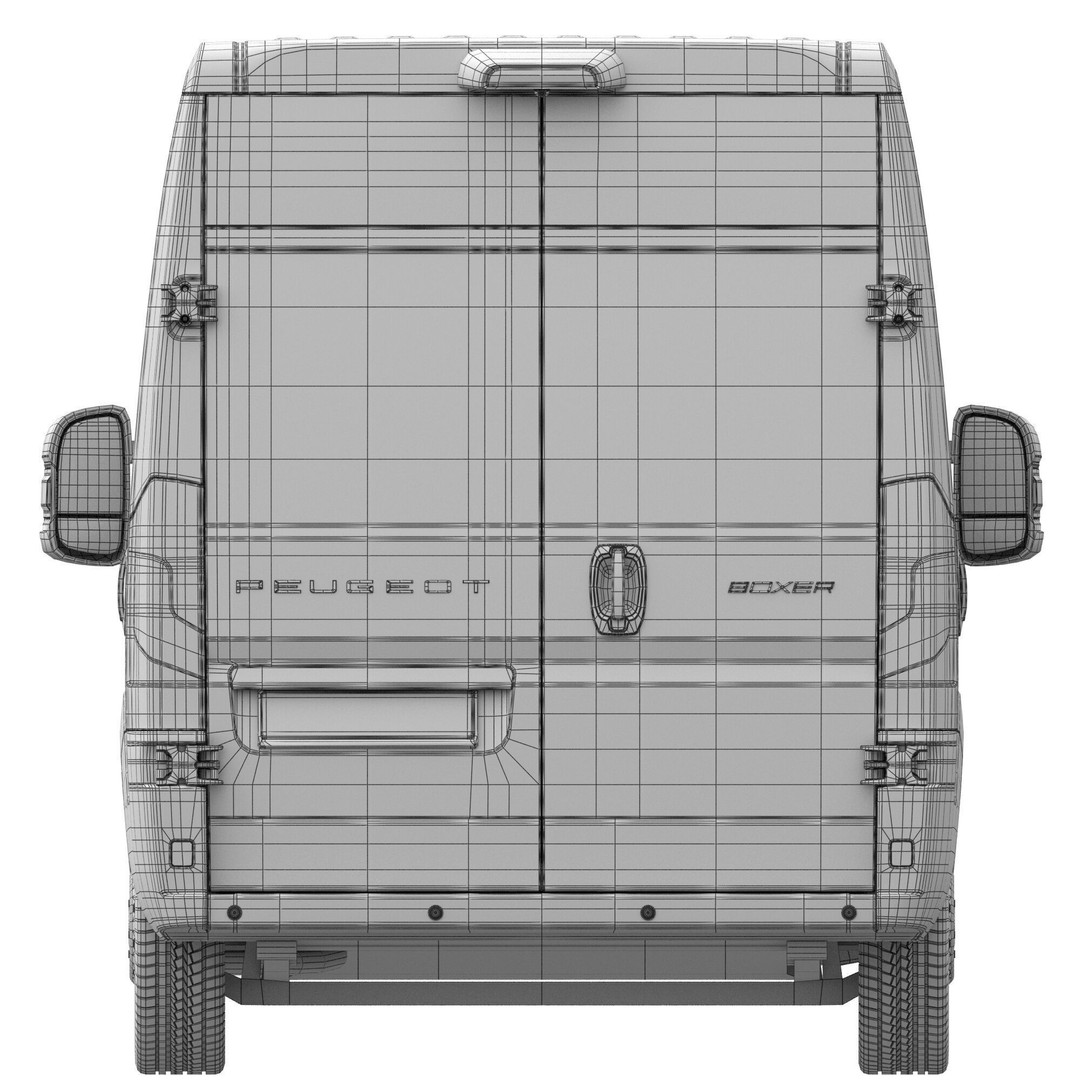 Peugeot BOXER 3D Model – Detailed Interior, Game-Ready FBX - View 19