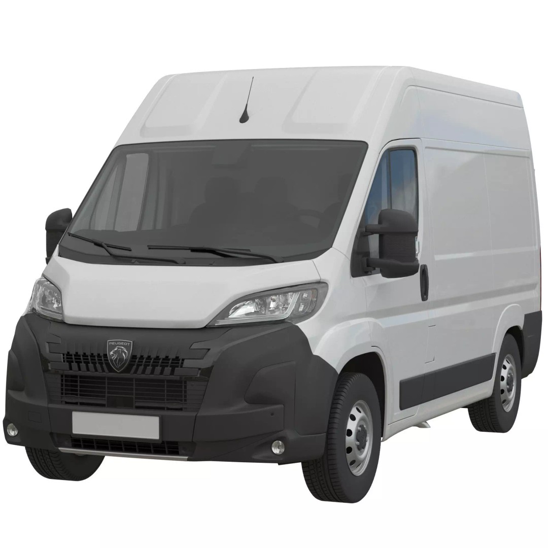 Peugeot BOXER 3D Model – Detailed Interior, Game-Ready FBX - View 2