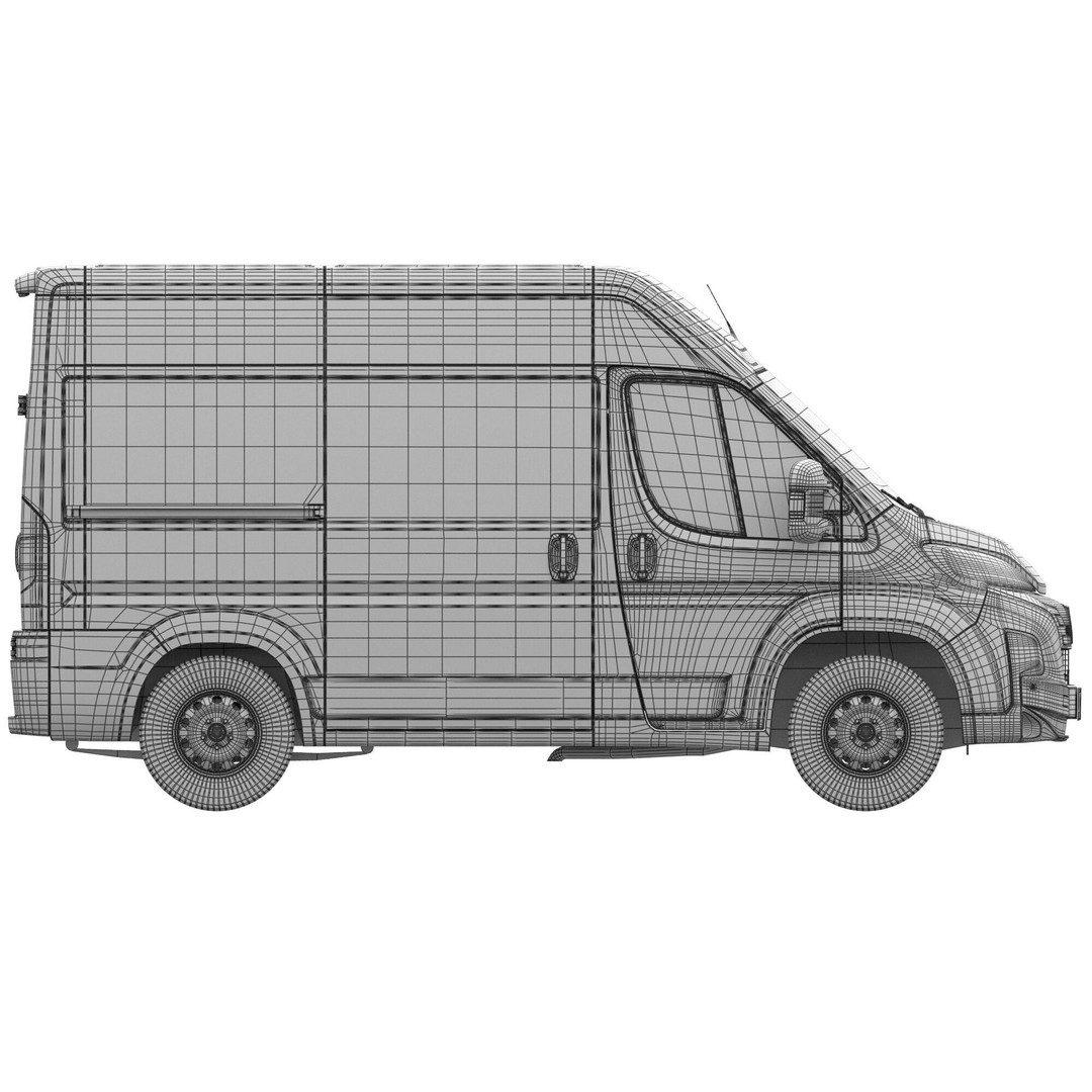 Peugeot BOXER 3D Model – Detailed Interior, Game-Ready FBX - View 20