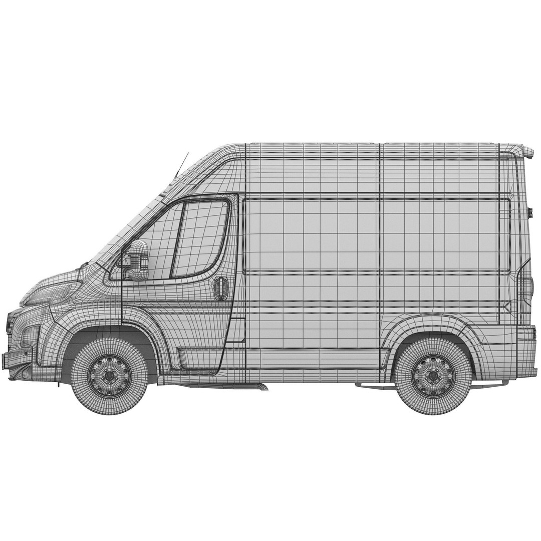 Peugeot BOXER 3D Model – Detailed Interior, Game-Ready FBX - View 21