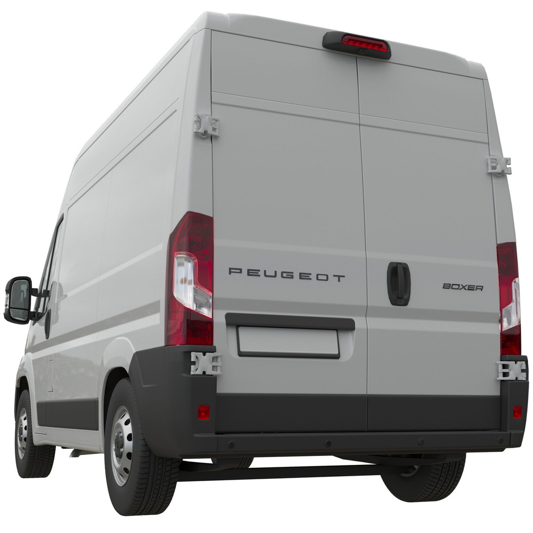 Peugeot BOXER 3D Model – Detailed Interior, Game-Ready FBX - View 5