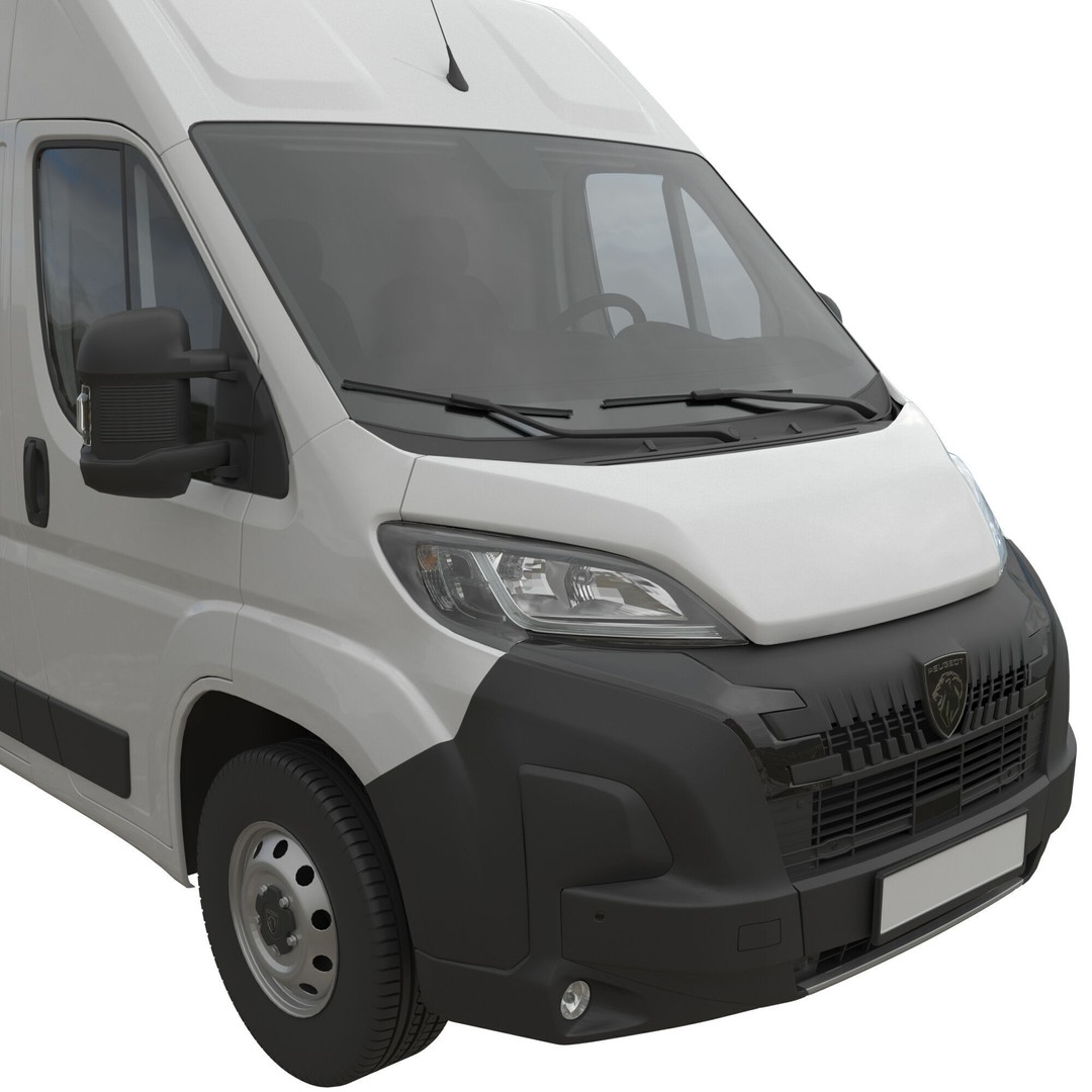 Peugeot BOXER 3D Model – Detailed Interior, Game-Ready FBX - View 7