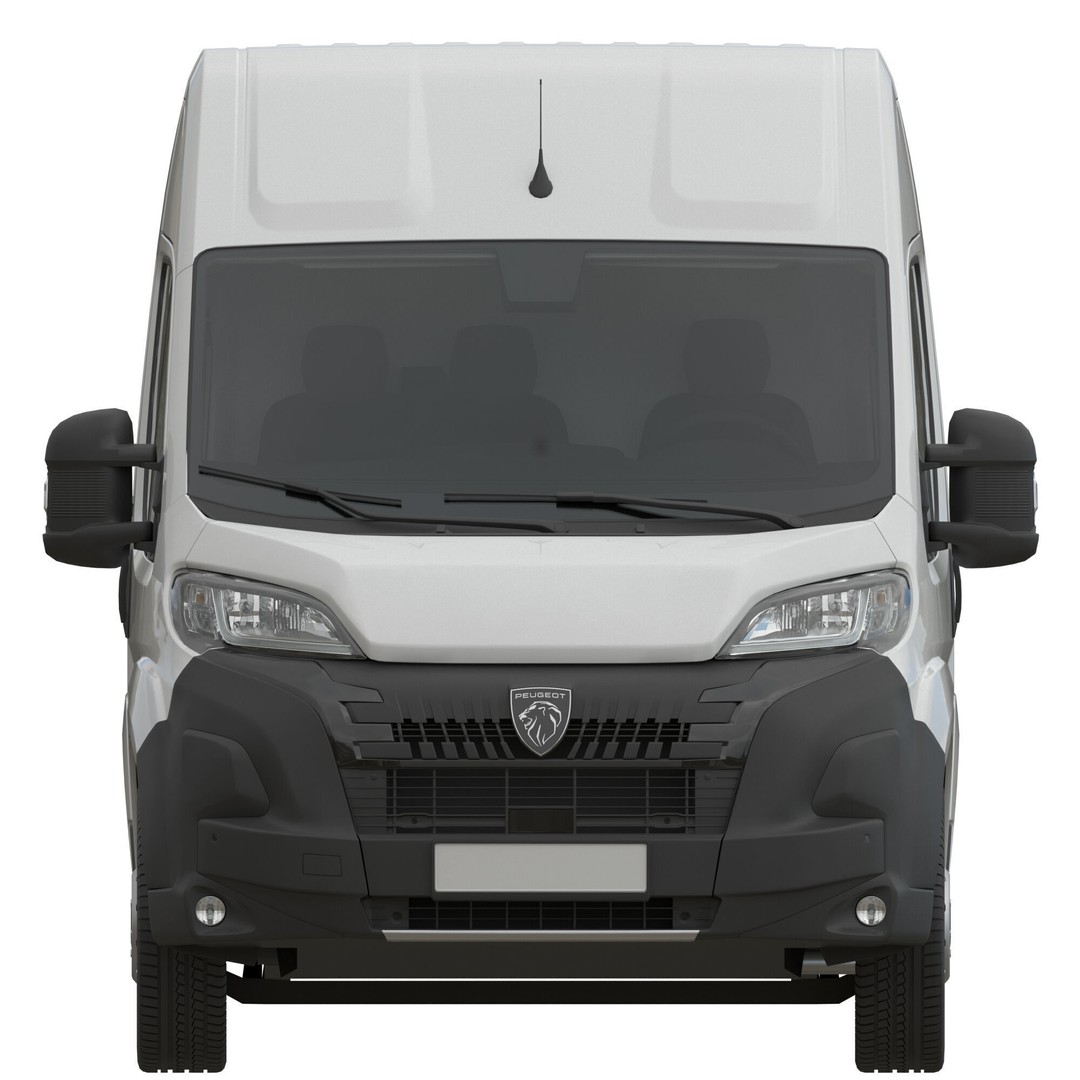Peugeot BOXER 3D Model – Detailed Interior, Game-Ready FBX - View 9