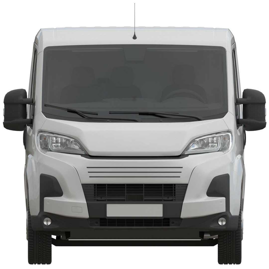 L2H1 Global Commercial Van 3D Model – Detailed Cargo Vehicle, FBX - View 10