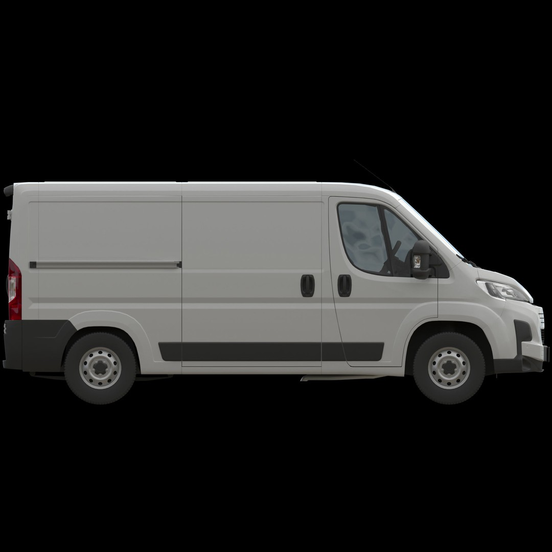 L2H1 Global Commercial Van 3D Model – Detailed Cargo Vehicle, FBX - View 12