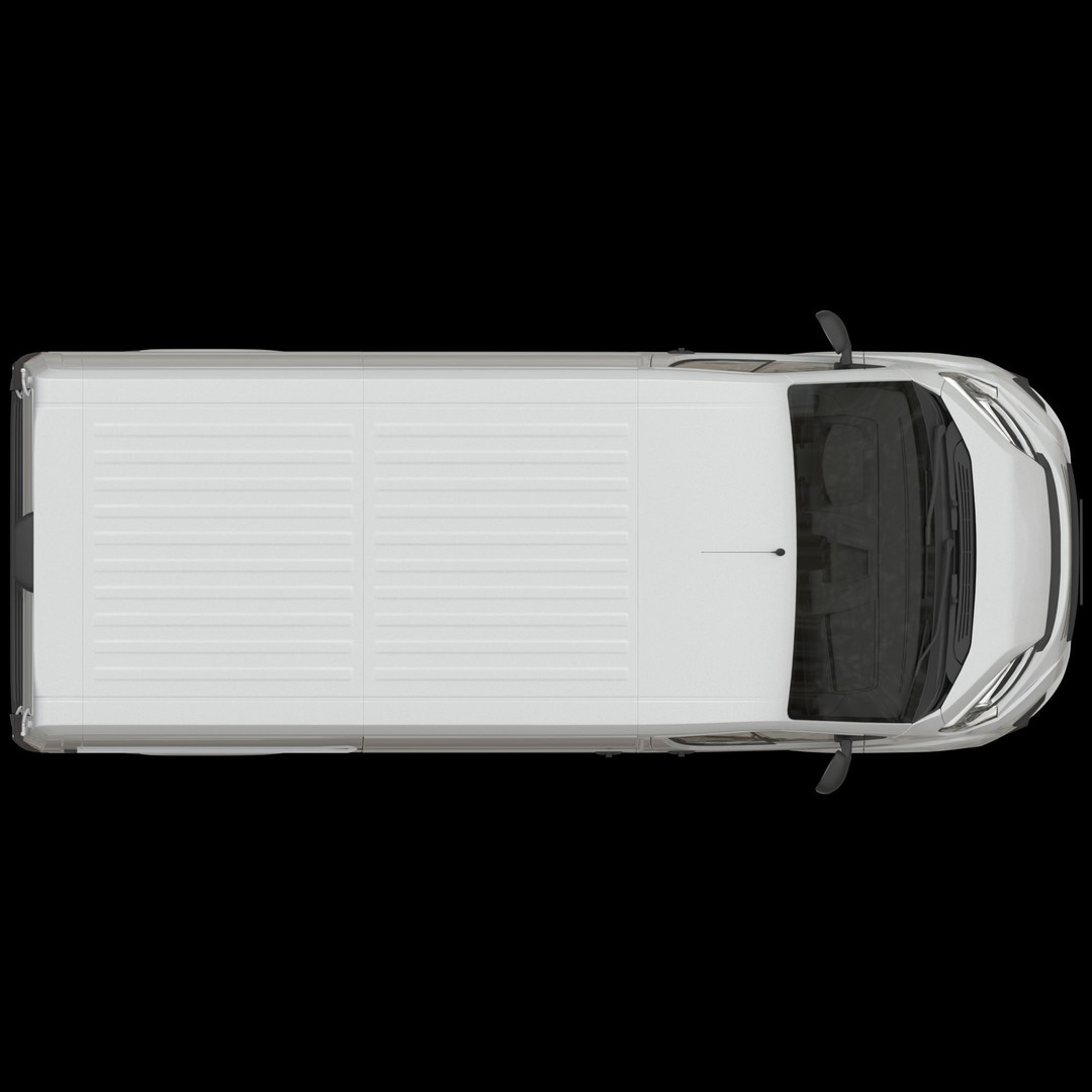 L2H1 Global Commercial Van 3D Model – Detailed Cargo Vehicle, FBX - View 14
