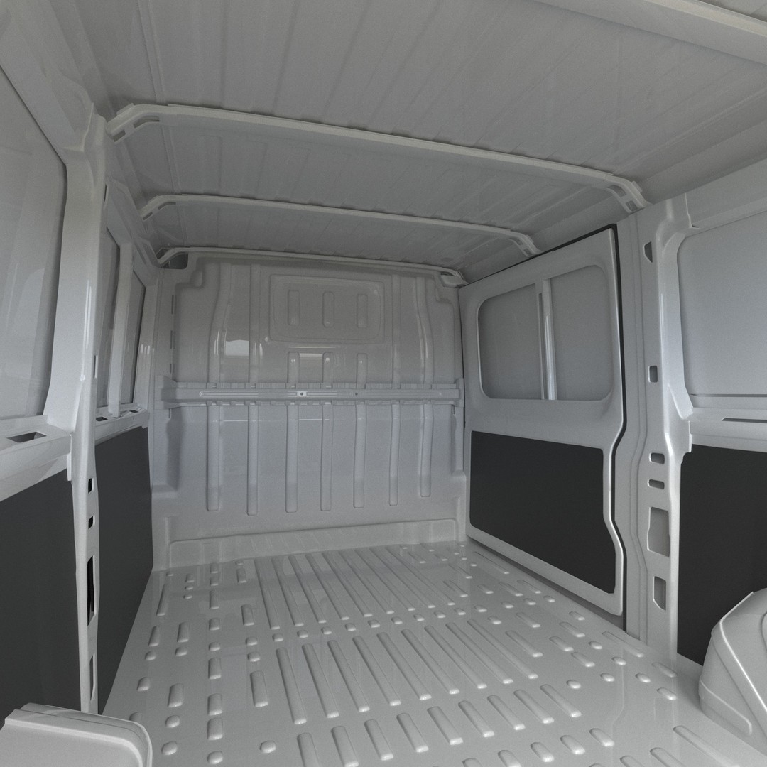 L2H1 Global Commercial Van 3D Model – Detailed Cargo Vehicle, FBX - View 26