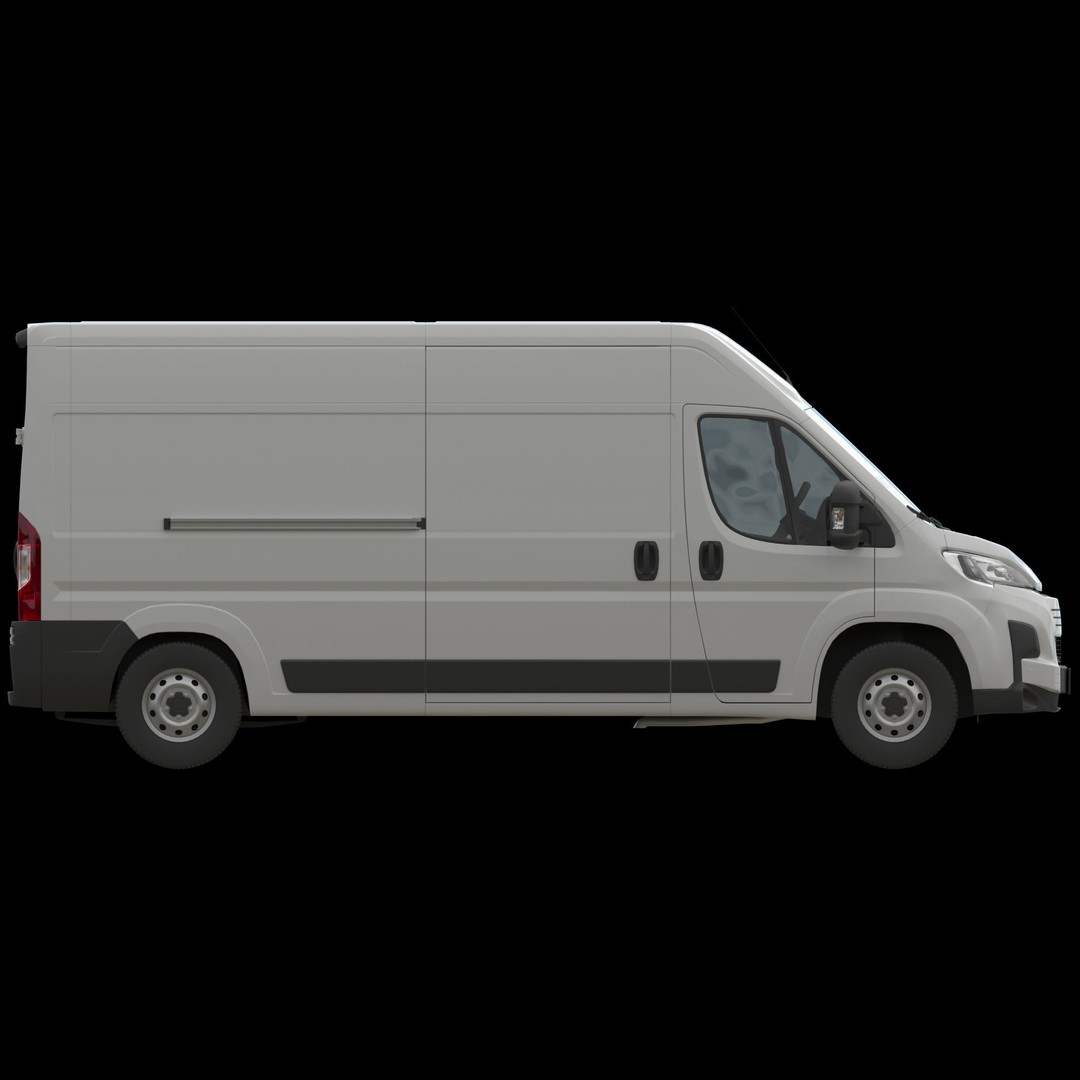 L3H2 Global Commercial Van 3D Model – Detailed Light Commercial Vehicle, FBX - View 12