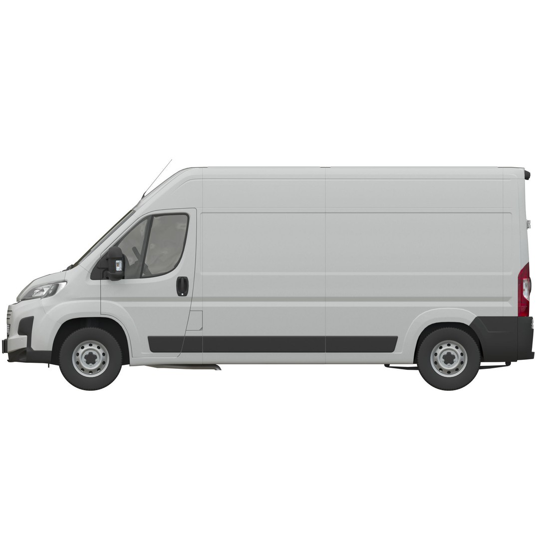 L3H2 Global Commercial Van 3D Model – Detailed Light Commercial Vehicle, FBX - View 13
