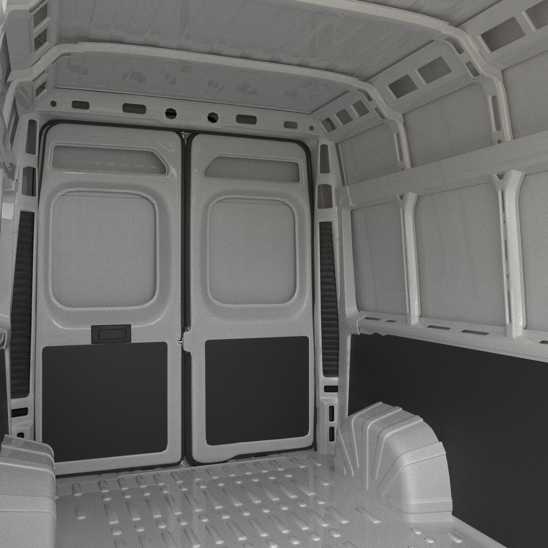 L3H2 Global Commercial Van 3D Model – Detailed Light Commercial Vehicle, FBX - View 25