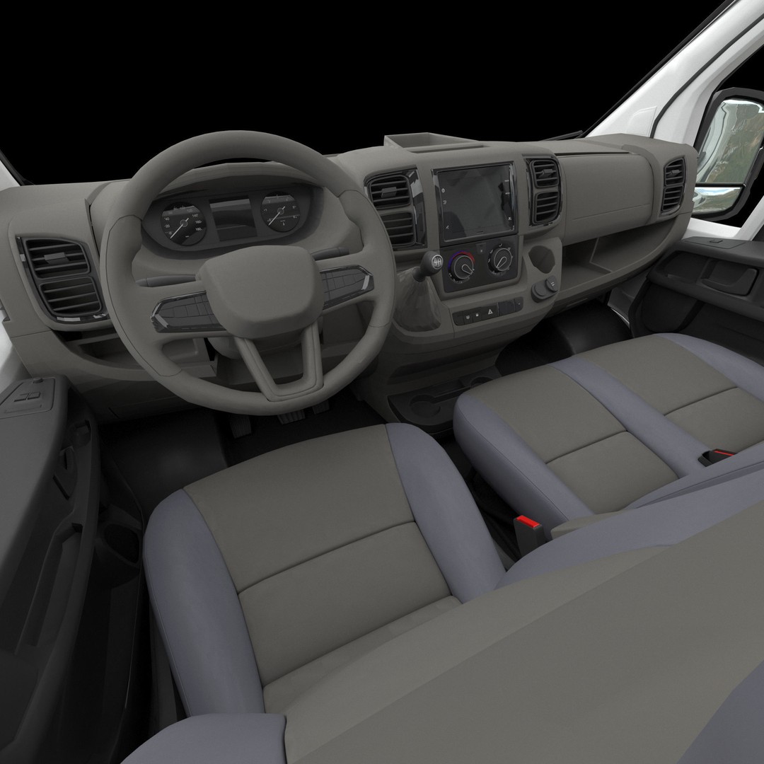 L3H2 Global Commercial Van 3D Model – Detailed Light Commercial Vehicle, FBX - View 28