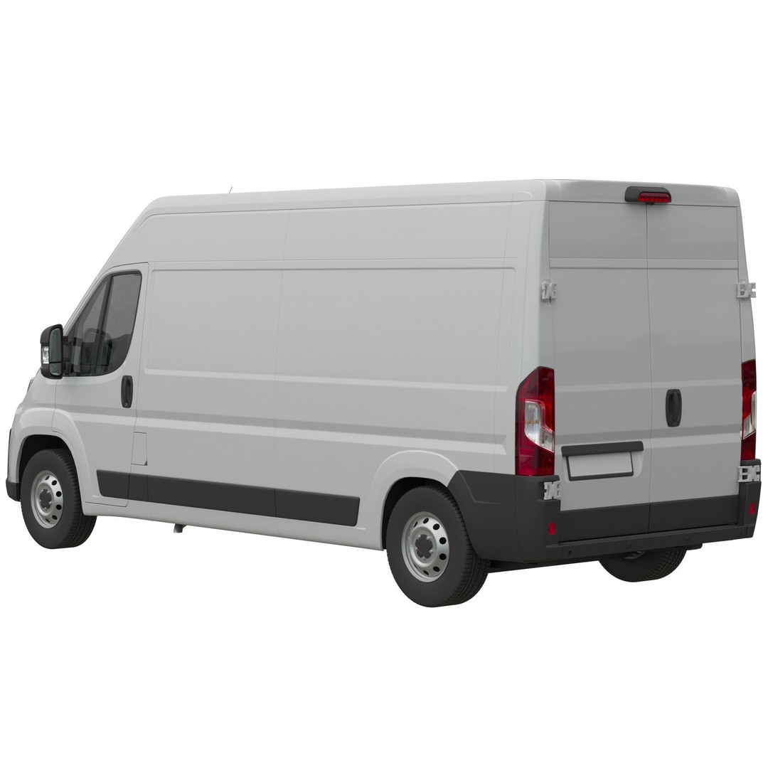 L3H2 Global Commercial Van 3D Model – Detailed Light Commercial Vehicle, FBX - View 5