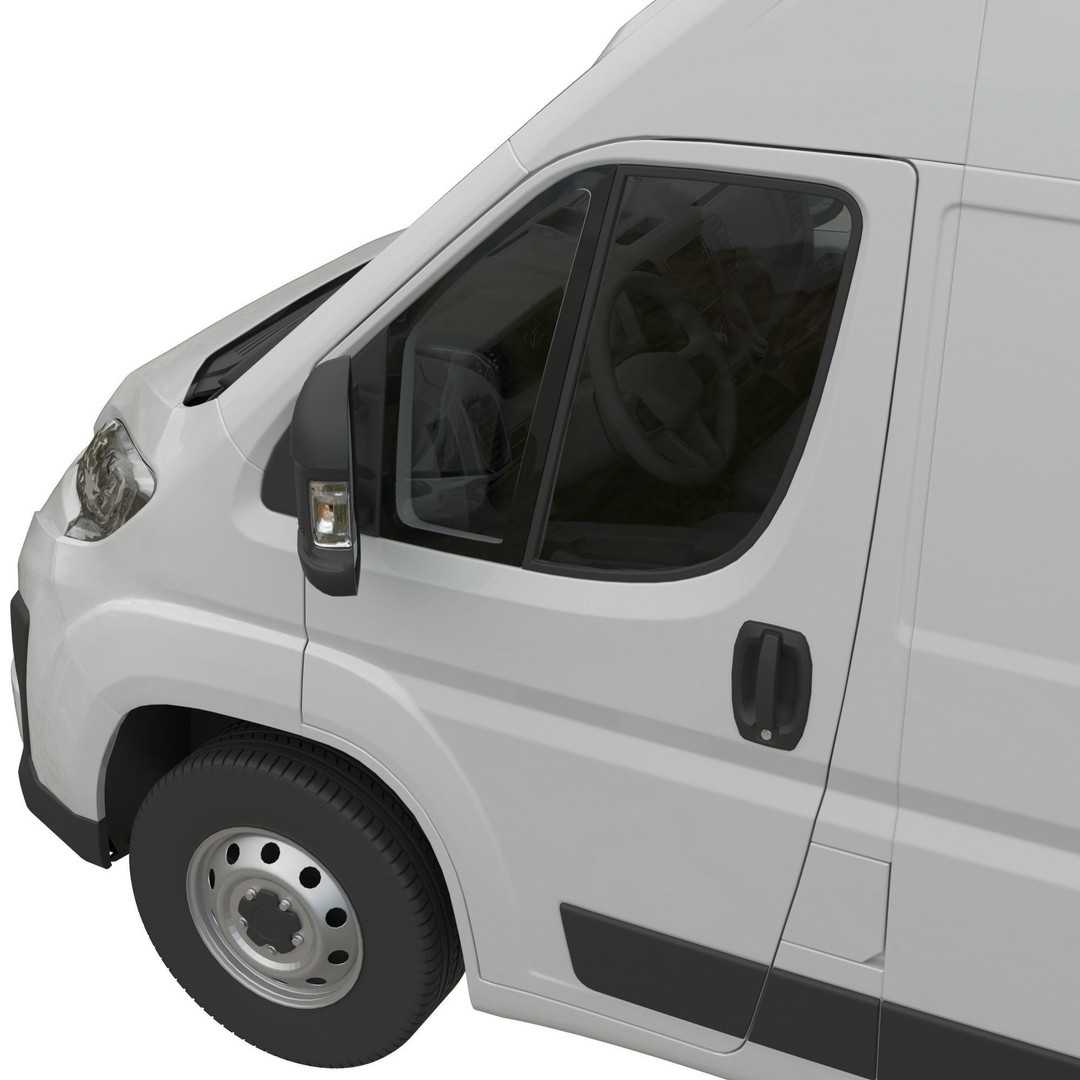 L3H2 Global Commercial Van 3D Model – Detailed Light Commercial Vehicle, FBX - View 9