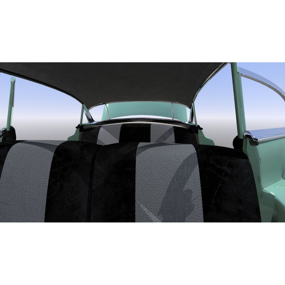 1951 Buick Super 3D Model – Classic Car Asset, FBX, Rigged - View 28