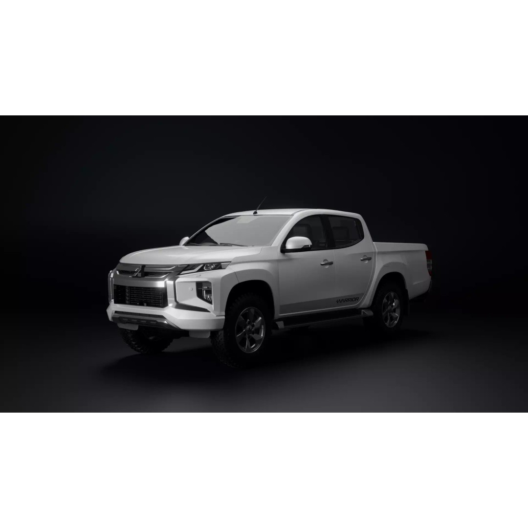 Mitsubishi L200 Pickup Truck 3D Model – High-Quality Game-Ready Asset, FBX, OBJ - View 2