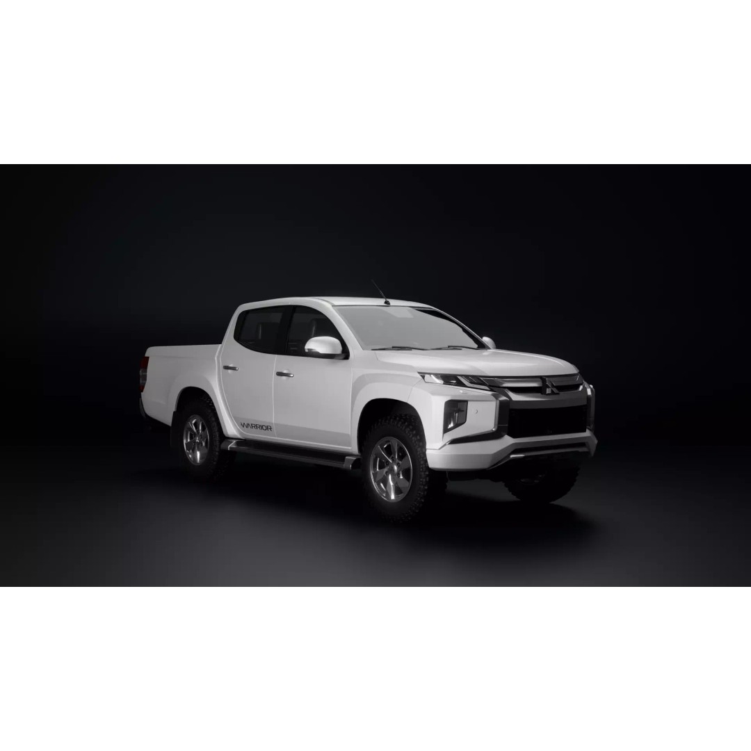 Mitsubishi L200 Pickup Truck 3D Model – High-Quality Game-Ready Asset, FBX, OBJ - View 4