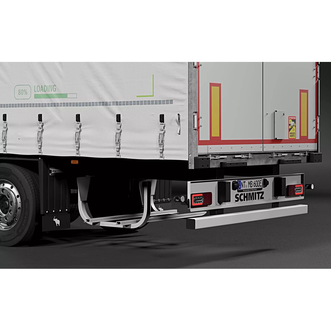 2025 Mercedes-Benz eActros 600 GigaSpace 3D Model – High Poly Truck Asset, FBX - View 10