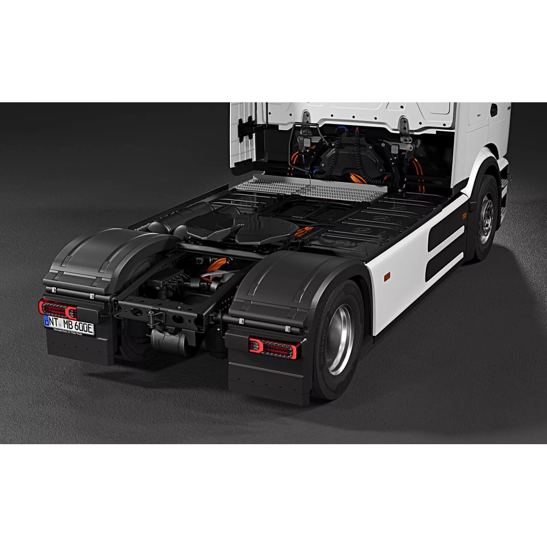 2025 Mercedes-Benz eActros 600 GigaSpace 3D Model – High Poly Truck Asset, FBX - View 11