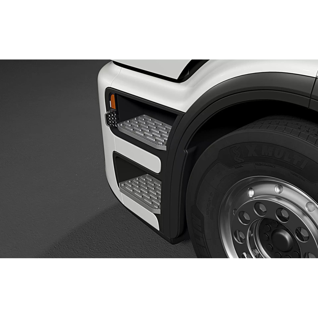 2025 Mercedes-Benz eActros 600 GigaSpace 3D Model – High Poly Truck Asset, FBX - View 15