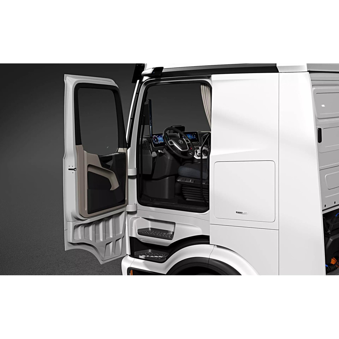 2025 Mercedes-Benz eActros 600 GigaSpace 3D Model – High Poly Truck Asset, FBX - View 17