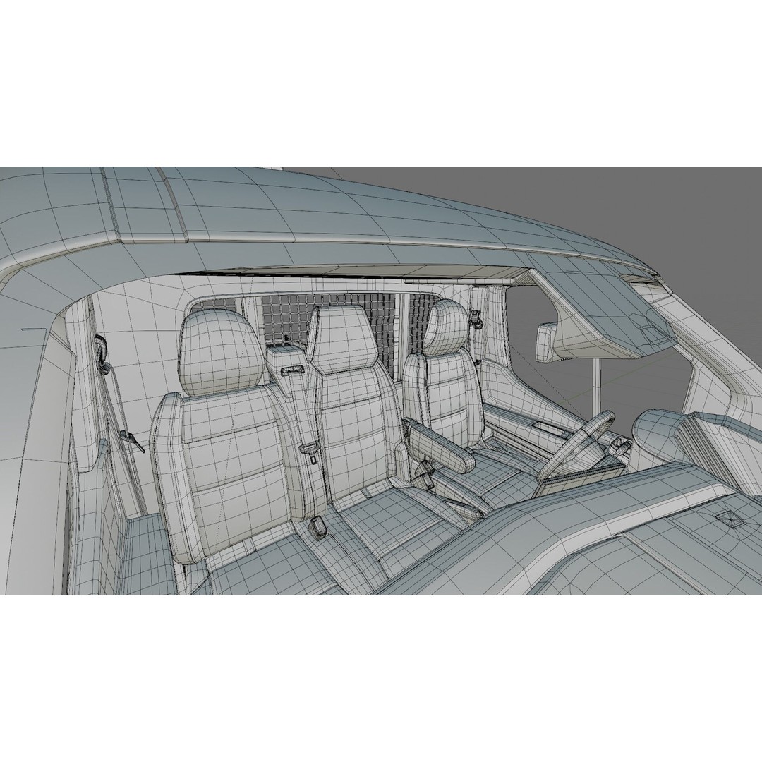 Nissan Interstar Pick-Up 2024 3D Model – Detailed Vehicle Asset, FBX/OBJ