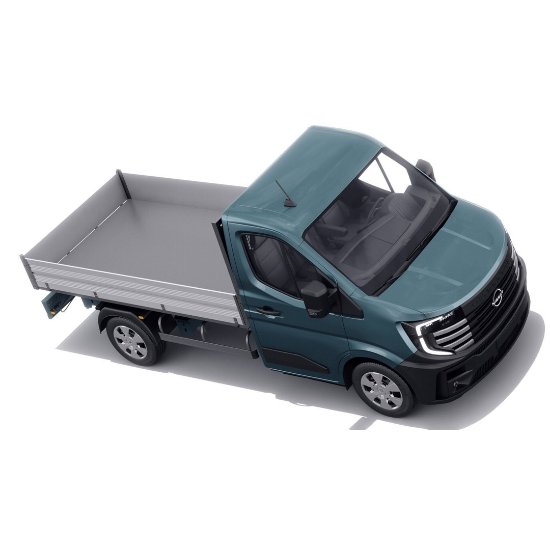 Nissan Interstar Pick-Up 2024 3D Model – Detailed Vehicle Asset, FBX/OBJ - View 13