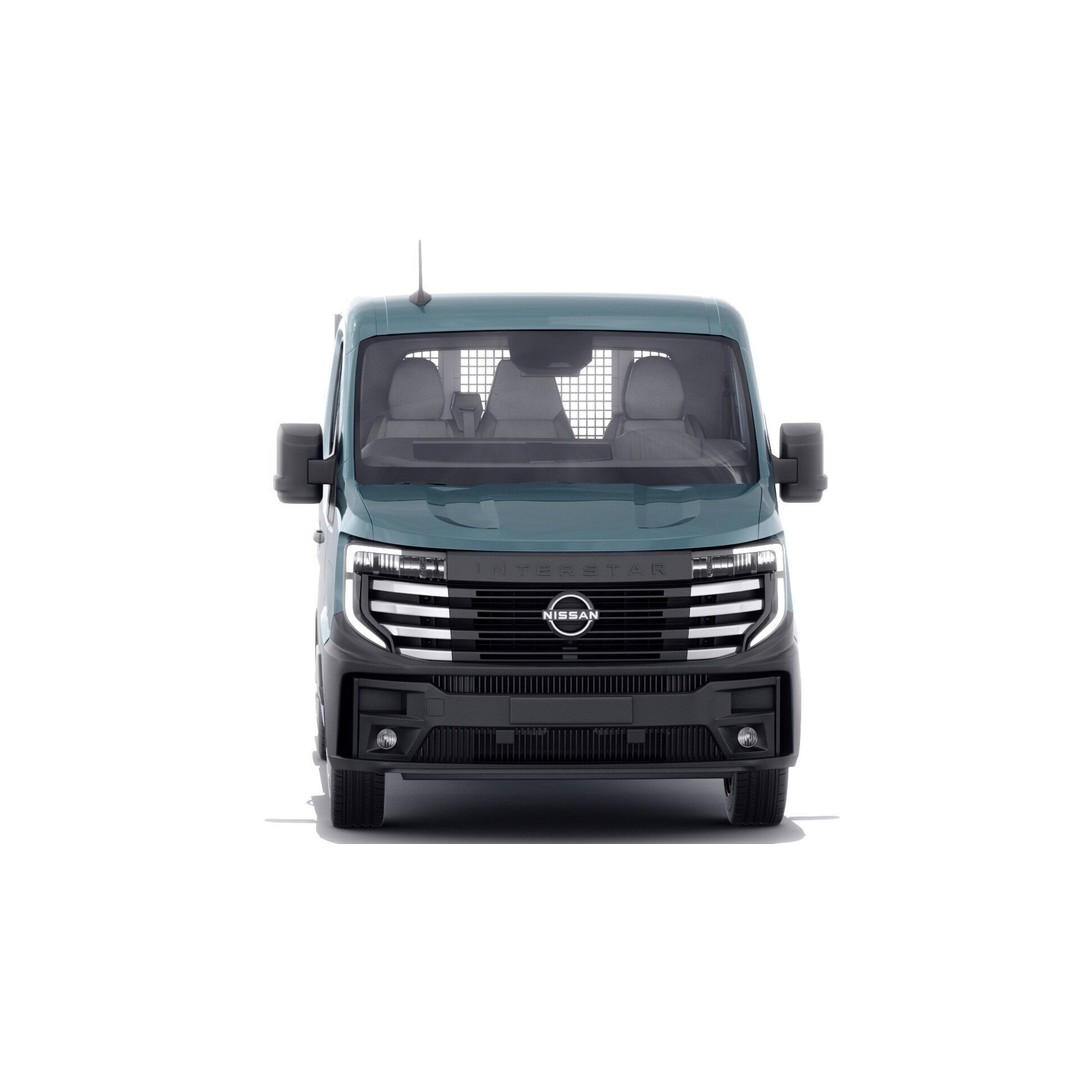 Nissan Interstar Pick-Up 2024 3D Model – Detailed Vehicle Asset, FBX/OBJ - View 15