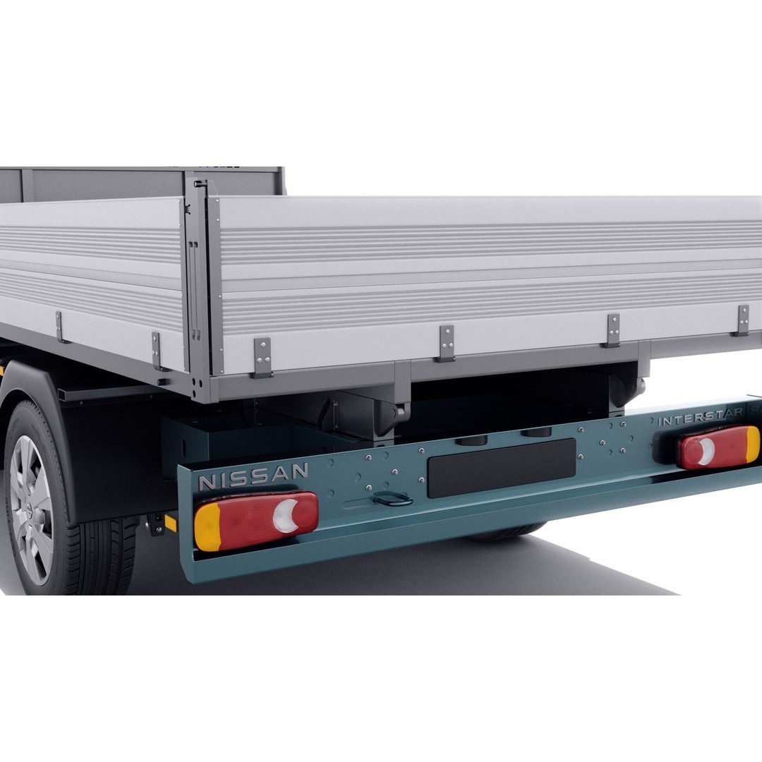 Nissan Interstar Pick-Up 2024 3D Model – Detailed Vehicle Asset, FBX/OBJ - View 17