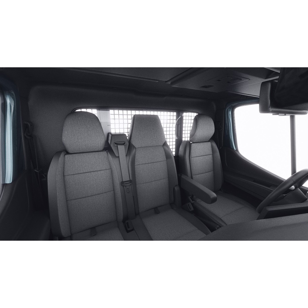 Nissan Interstar Pick-Up 2024 3D Model – Detailed Vehicle Asset, FBX/OBJ - View 22