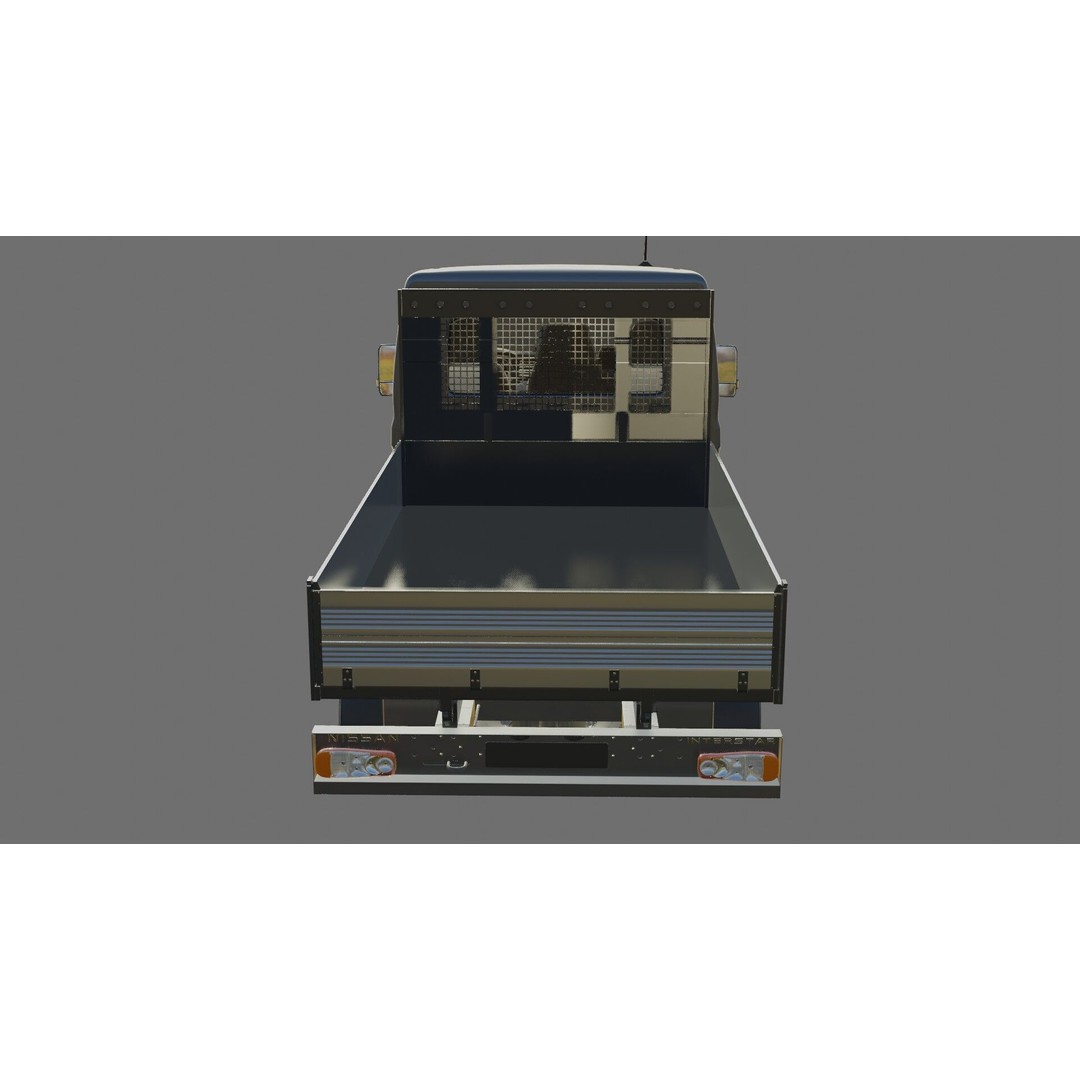 Nissan Interstar Pick-Up 2024 3D Model – Detailed Vehicle Asset, FBX/OBJ - View 26