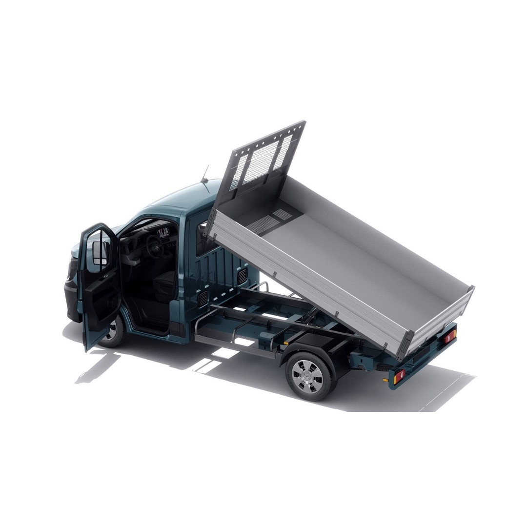 Nissan Interstar Pick-Up 2024 3D Model – Detailed Vehicle Asset, FBX/OBJ - View 4