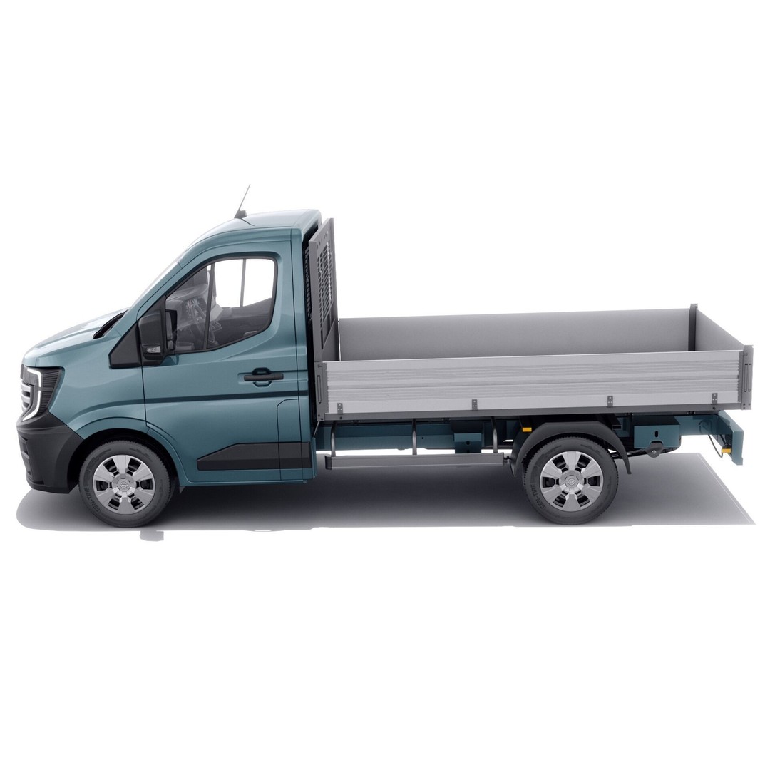Nissan Interstar Pick-Up 2024 3D Model – Detailed Vehicle Asset, FBX/OBJ - View 5