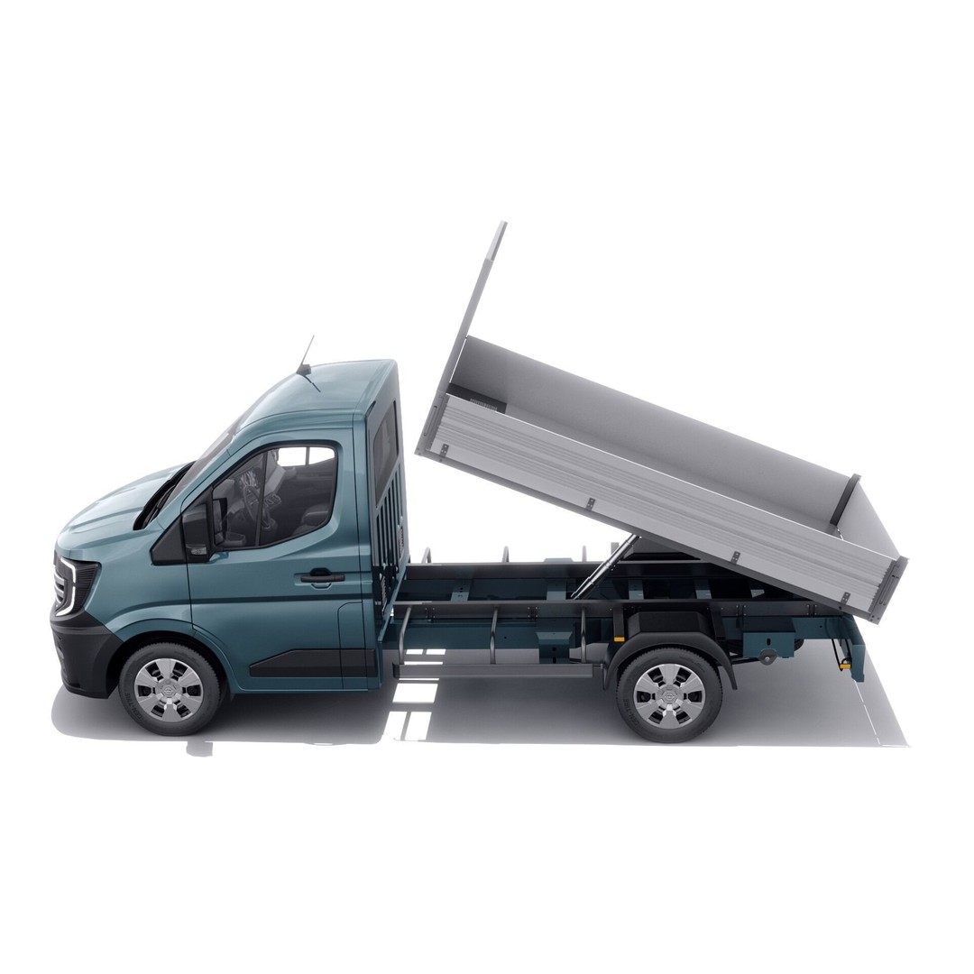 Nissan Interstar Pick-Up 2024 3D Model – Detailed Vehicle Asset, FBX/OBJ - View 6