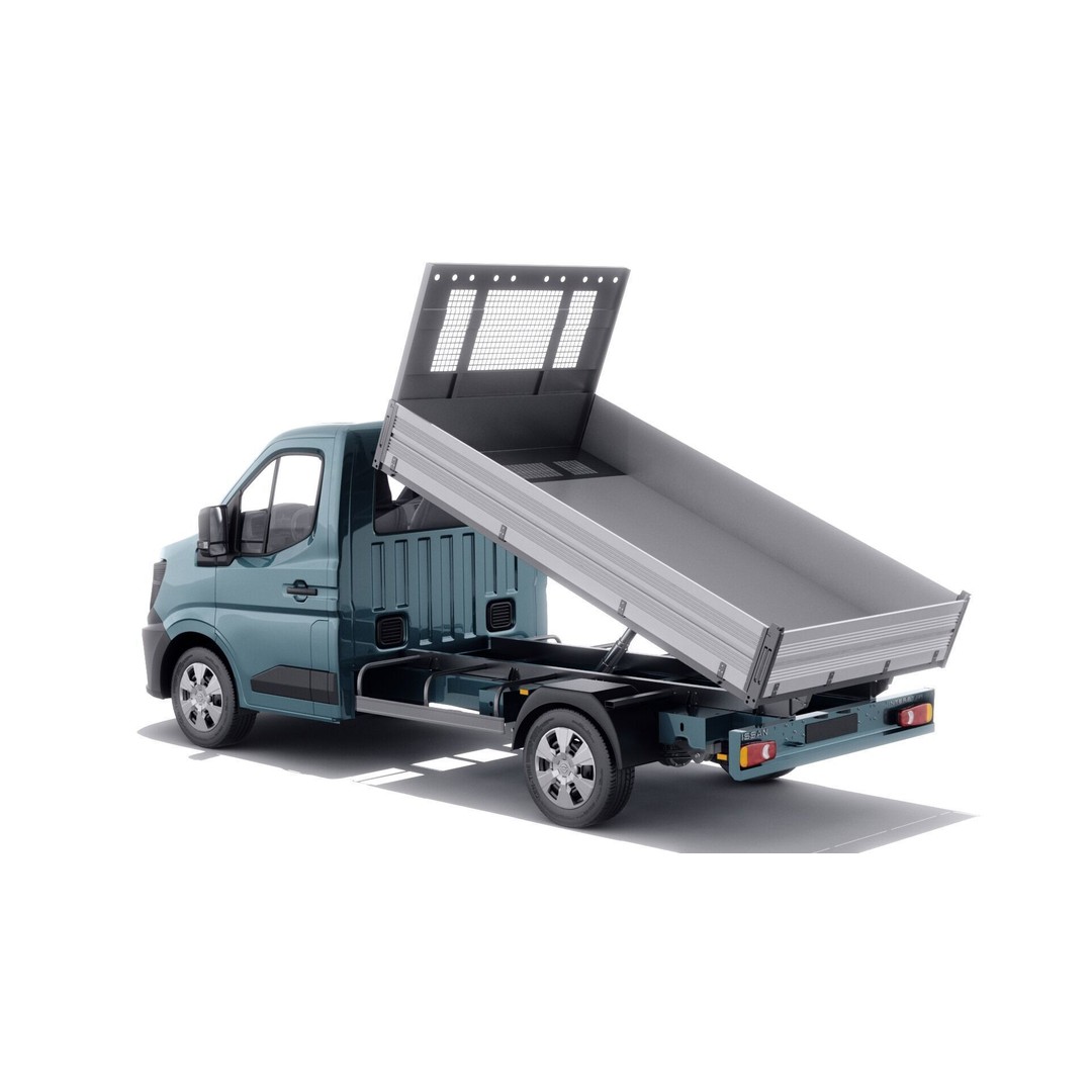 Nissan Interstar Pick-Up 2024 3D Model – Detailed Vehicle Asset, FBX/OBJ - View 8